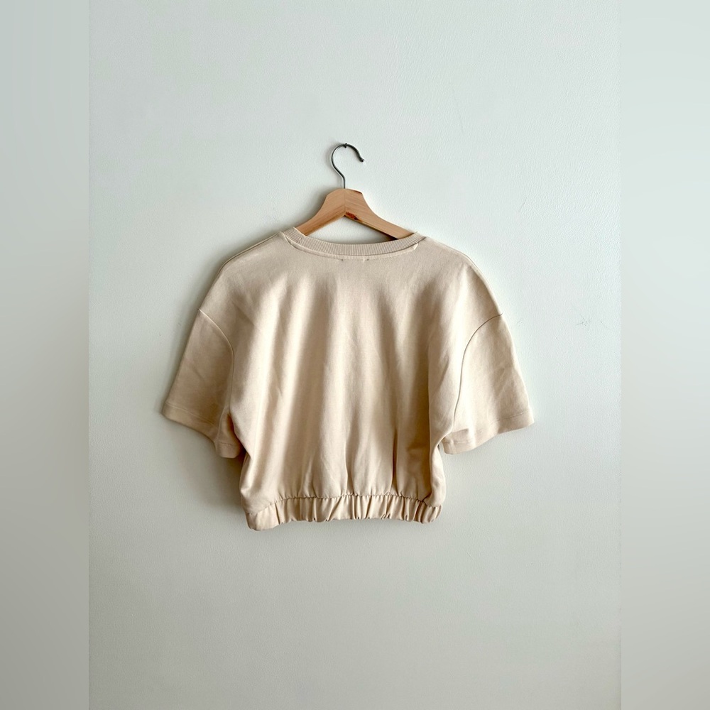 Zara Cream Crop Top - Picture 3 of 3